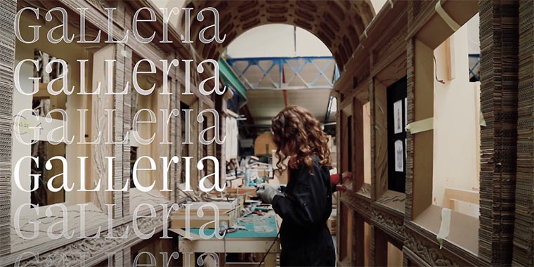 Eva jospin galleria - vidéo promo direction artistique numérique
