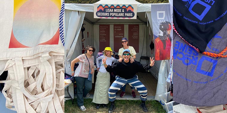 LISAA x Secours Populaire x Rock en Seine