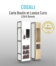 Premier prix - Cosali - Carla Boutin et Loeiza Curis, étudiantes de LISAA Rennes Premier prix - Cosali - Carla Boutin et Loeiza Curis, étudiantes de LISAA Rennes